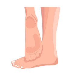 Webfemale Feet Icon Designed In Flat Style