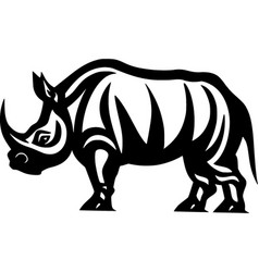 Rhinoceros - Minimalist And Flat Logo