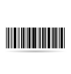 Barcode Shadow Icon Bar Code For Web Flat Design