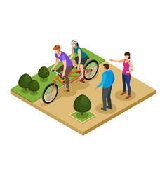 Bicycle Isometric Composition