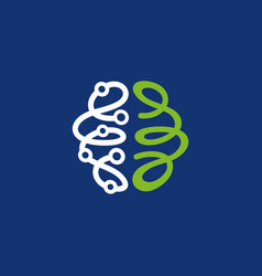 Brain Tech Logo Technology