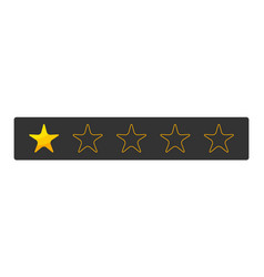 One Stars Rating Button