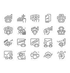 Ai Trading Icon Set