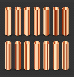 Copper Pipes Collection Construction Material