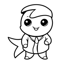 Cute Fish Chef Cartoon Character Cute Kawaii