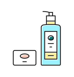 Soap And Hand Cleanser Packaging Color Icon