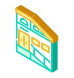 Building Ramp Isometric Icon