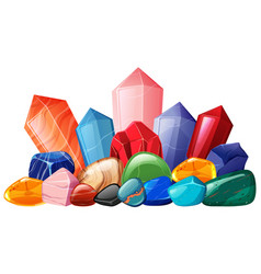 Pile Of Gemstones And Crystals