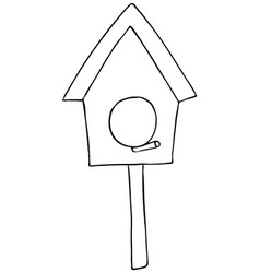 Birdhouse For Migratory Birds In Spring Bird