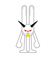 Angry Hare Crazy Rabbit Devil Bunny Mad Animal