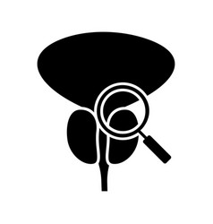 Prostate Exam Check Glyph Icon