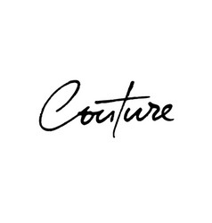 Couture Lettering