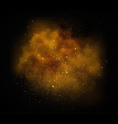 Gold Dust Sequins Cloudy Abstract Elements