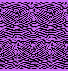 Purple Tiger Animal Motif Seamless Pattern