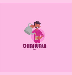 Chaiwala Mascot Logo