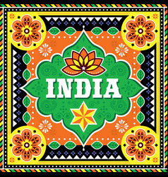 India Design Inspired Truck Art