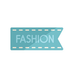 Fashion Label Tag Icon Flat Cloth Fabric