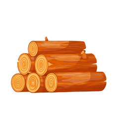 Firewood Pile Cartoon