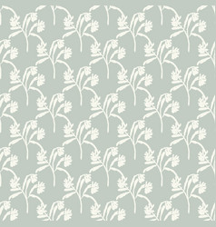 Modern Botanical Minimal Wildflower Pattern