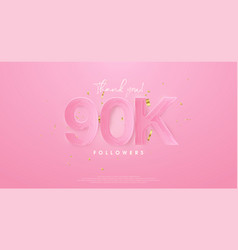 Pink Background To Say Thank You Very Much 90k