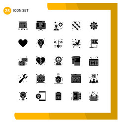 Set 25 Commercial Solid Glyphs Pack