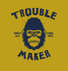 Hand Drawn Trouble Maker