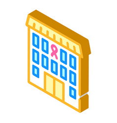 Hospice Building Isometric Icon