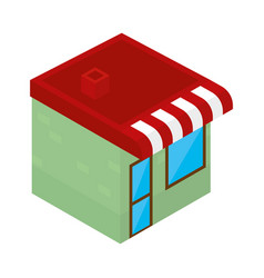 Isometric Store Icon