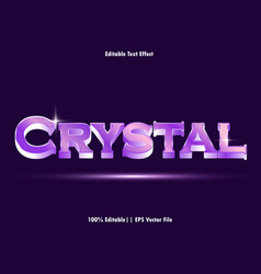 Crystal Editable Text Effect Luxury Style