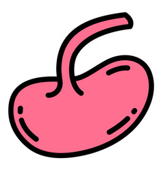 Kidney Donor Icon Outline Organ Heart