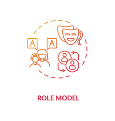 Role Model Concept Icon