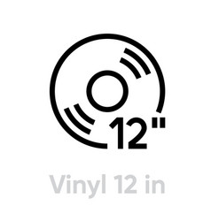 Vinyl 12 Inch Icon