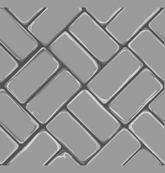 Brick Paver Background Pattern With Grey Color