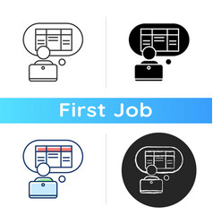 Data Entry Clerk Icon