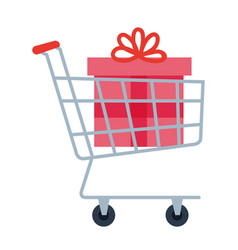 Gift Inside Shopping Cart Design