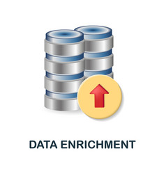 Data Enrichment Icon 3d From Customer