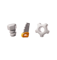 Set Of Repair Tools 3d Style