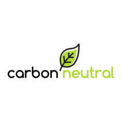 Carbon Neutral Icon Logo Co2 Energy Monoxide