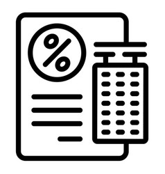 Refuse Disclaimer Icon Outline Legal