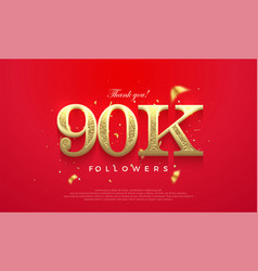 90k Number To Say Thank You Social Media Post