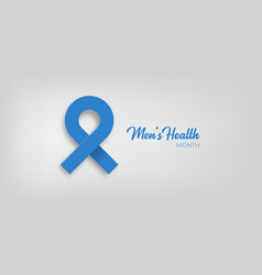 Mens Health Month Concept Horizontal Banner Design