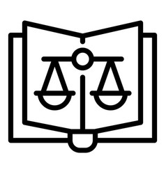 Notice Disclaimer Icon Outline Legal