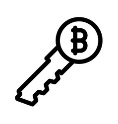 Bitcoin Key Icon