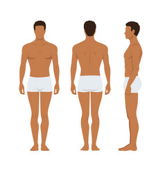 Three Men In Underwear