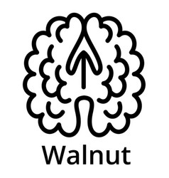 Walnut Icon Outline Style