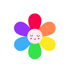 Lgbt Pride Flower Sticker