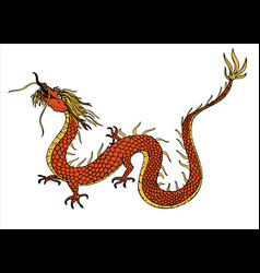 Dragon Hand Drawn East Animal