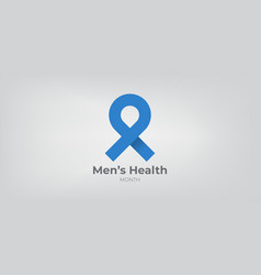 Mens Health Month Concept Horizontal Banner Design