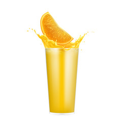 Orange Juice Glass Composition