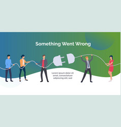 Something Went Wrong Green Slide Template